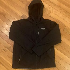 North face light weight fleece lined jacket
